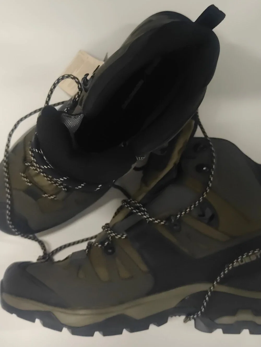 Salomon Quest 4 GTX Gore-Tex Hiking Boots Green Waterproof Men's 10